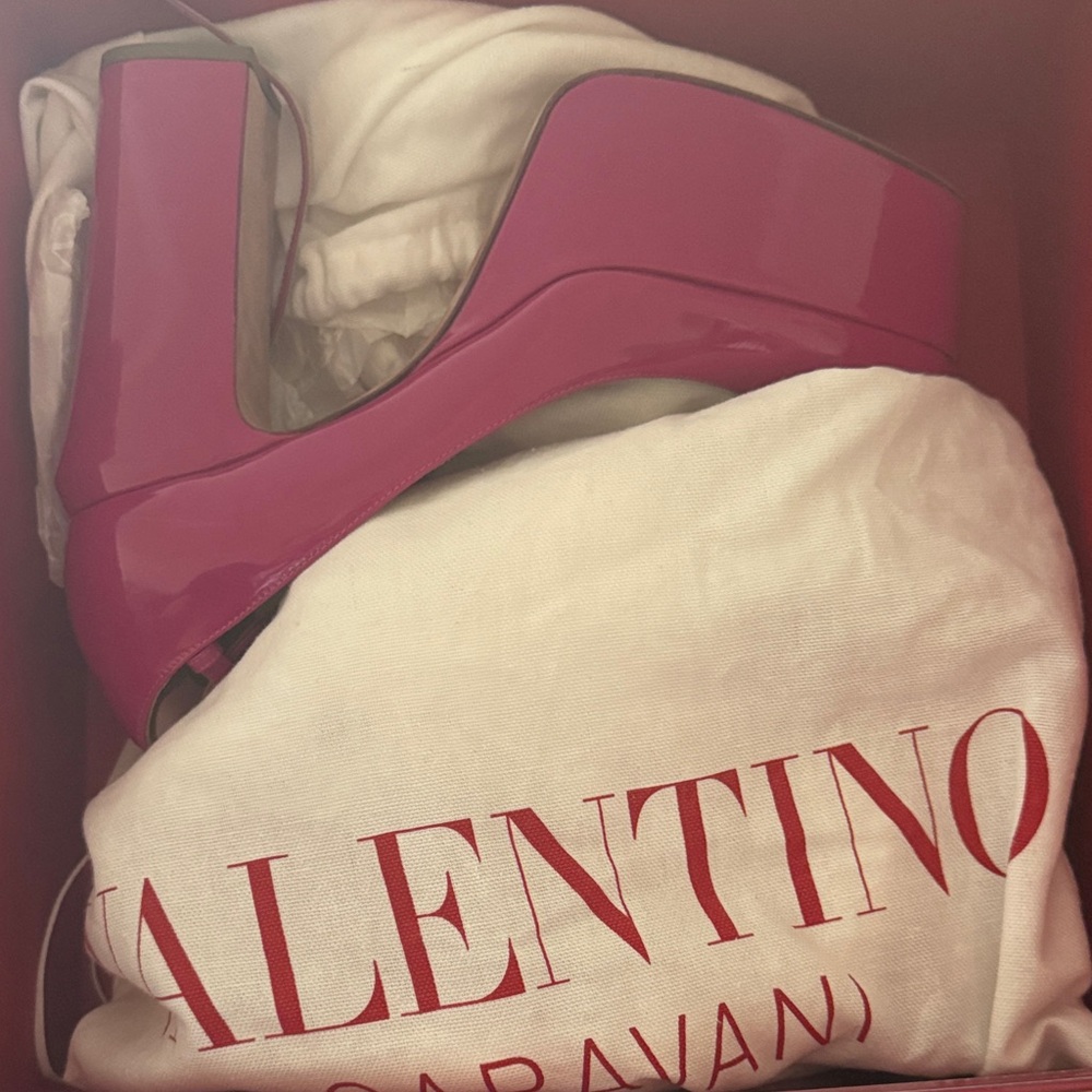 Valentino Garavani Pink Platform Heels